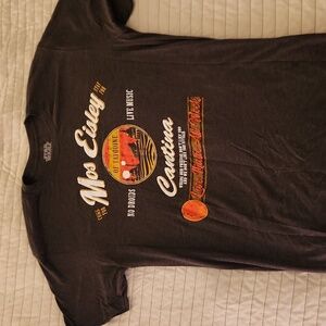 Star Wars Mos Eisley Cantina TShirt - Large - Charcoal Heather, White, Red